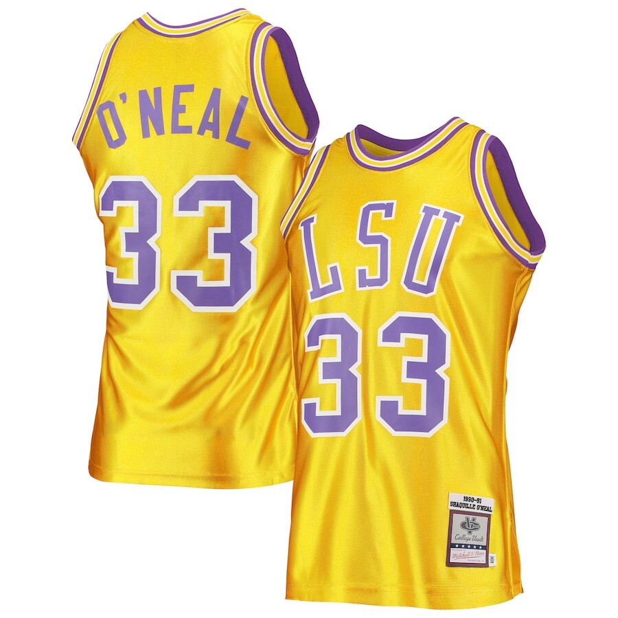 

Джерси Mitchell & Ness Lsu Tigers, золотой