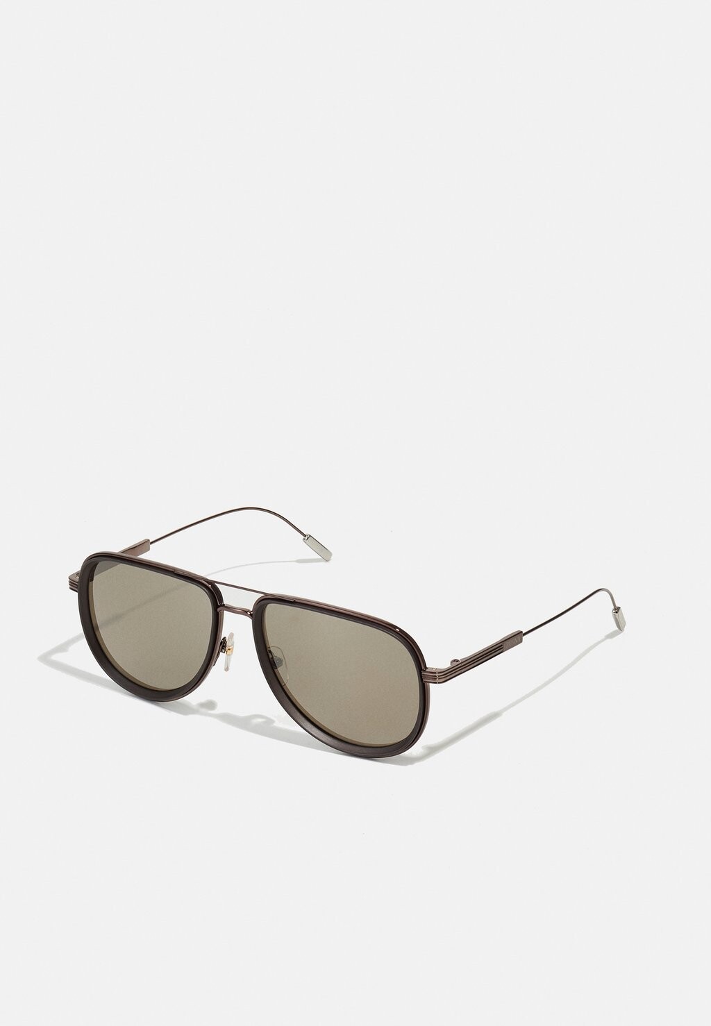 

Солнцезащитные очки ZEGNA, цвет shiny dark bronze-coloured