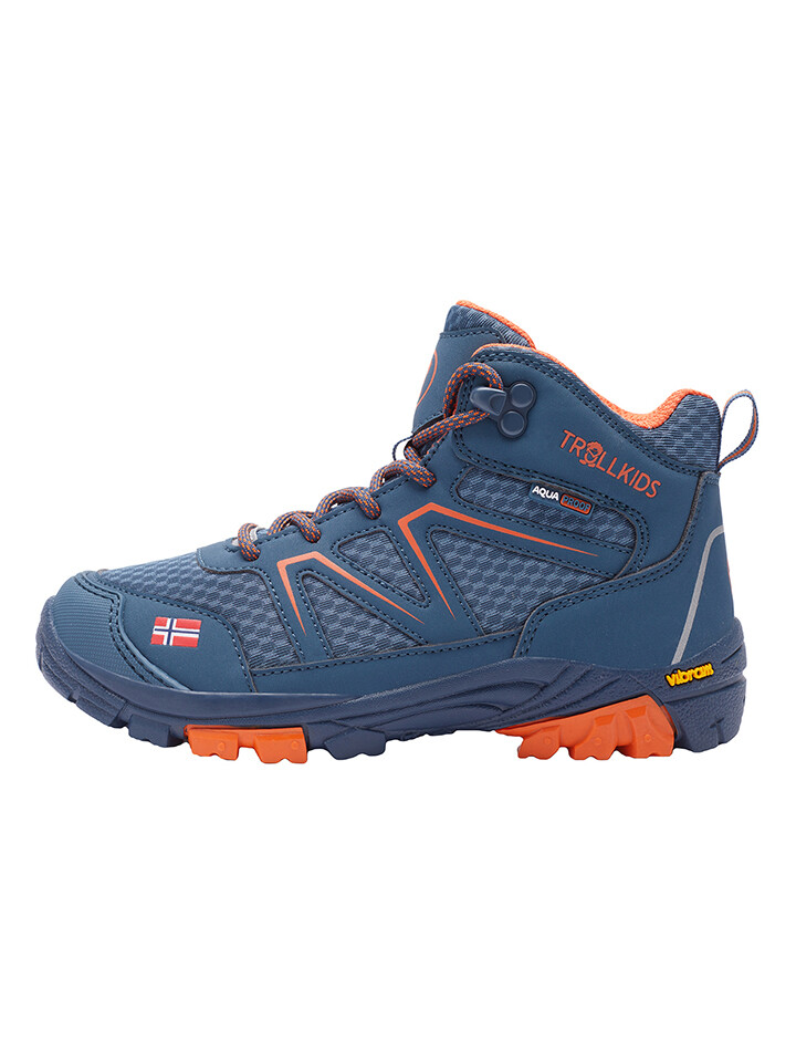 

Кроссовки Trollkids Trekkingboots Skarvan Hiker Mid, темно-синий