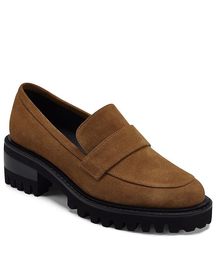 

Женские лоферы на каблуке Ronnie Lug Aerosoles, цвет Dark Wheat Suede