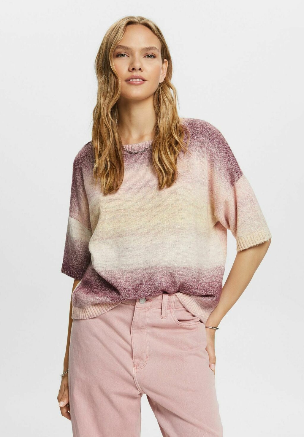 

Футболка с принтом Esprit Collection, цвет aubergine
