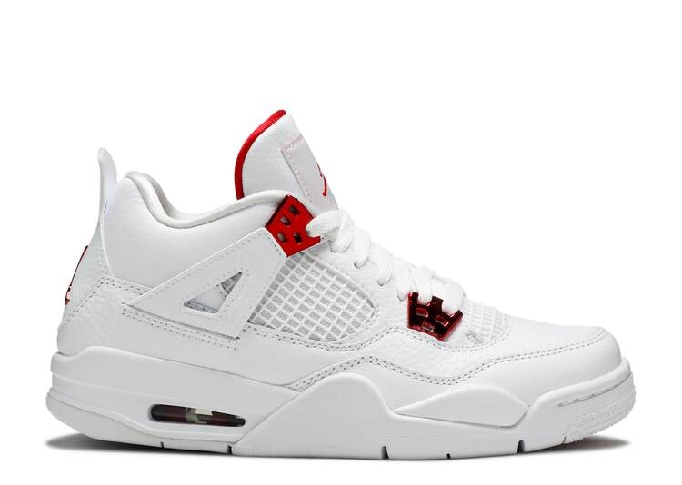 

Кроссовки AIR JORDAN 4 RETRO GS 'RED METALLIC', белый