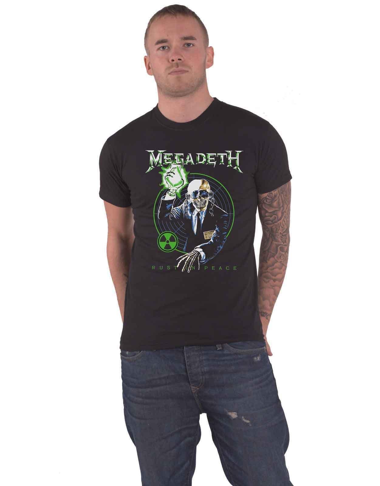 Юбилейная футболка Vic Target RIP Megadeth, черный