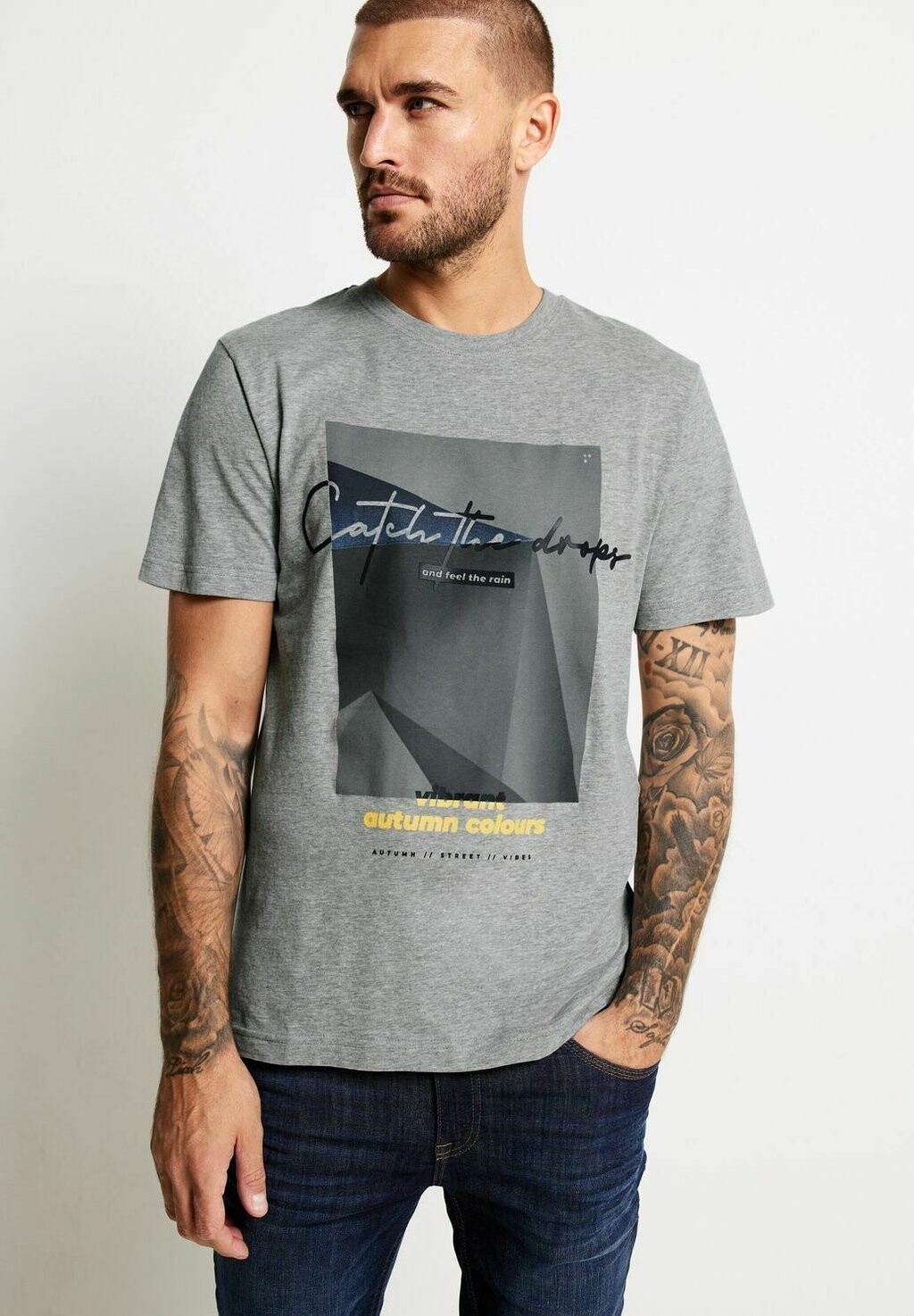 

Футболка с принтом Melange Street One MEN, цвет grau