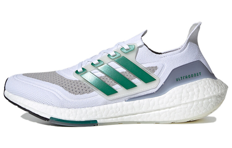 

Adidas Ultraboost 21 Белый/Серый/Зеленый