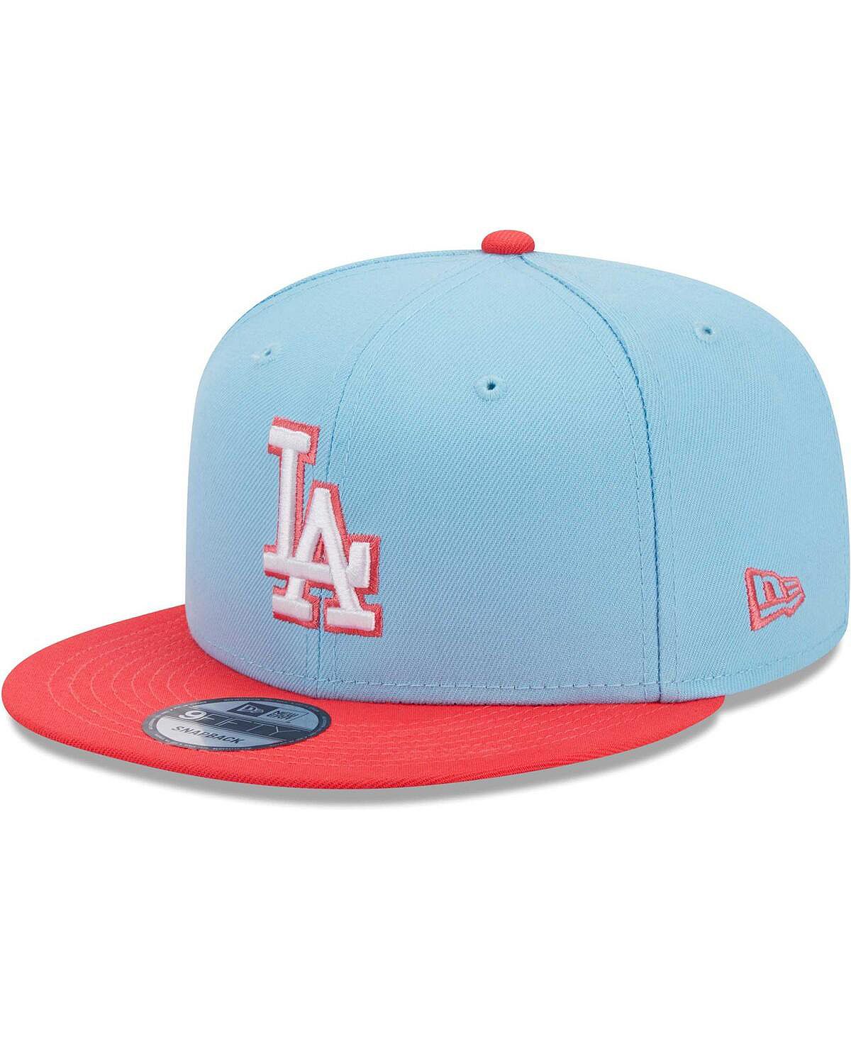 Мужская голубая и красная кепка Los Angeles Dodgers Spring Basic двухцветная кепка Snapback 9FIFTY New Era auto accessories 63 65mm inlet carbon fiber color car exhaust muffler pipe tip with red blue led light red blue light