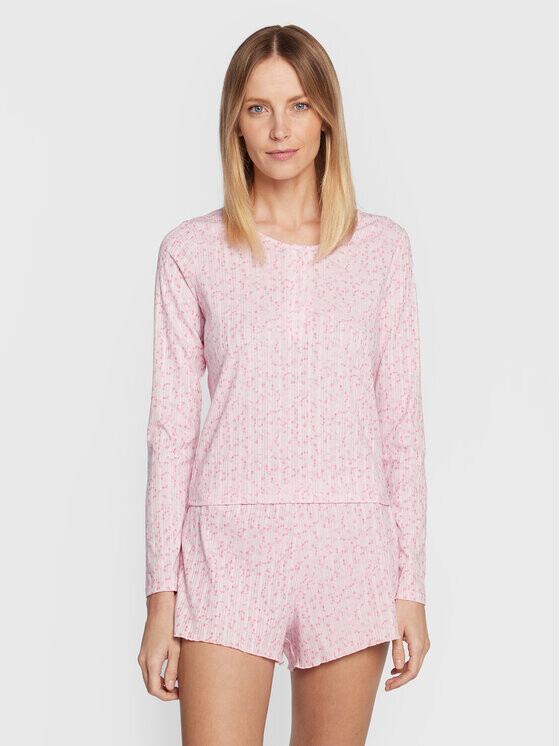

Пижамная футболка стандартного кроя Cotton On, розовый