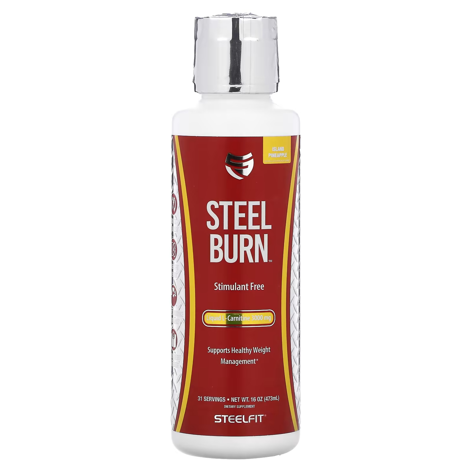 Пищевая добавка SteelFit Steel Burn, островной ананас крем steelfit buns of steel тонизирующий 100 мл