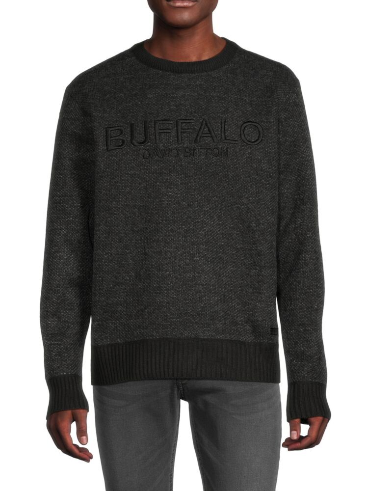 

Толстовка с логотипом Wilbert Buffalo David Bitton, цвет Black Mix