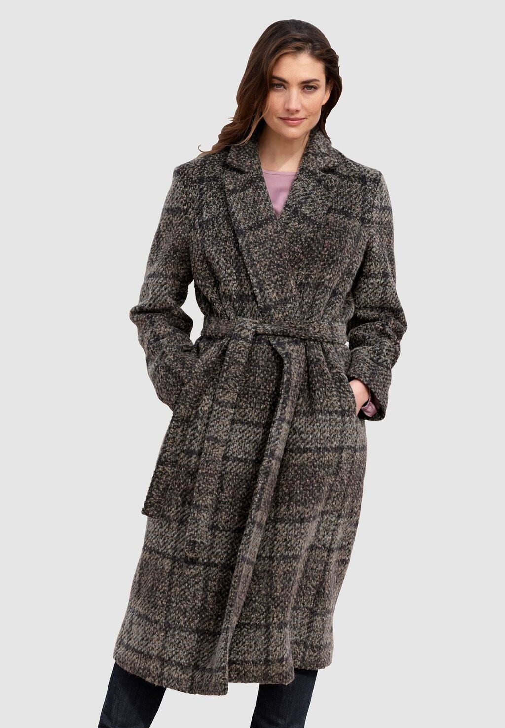 

Классическое пальто Delmod pure, бежевый