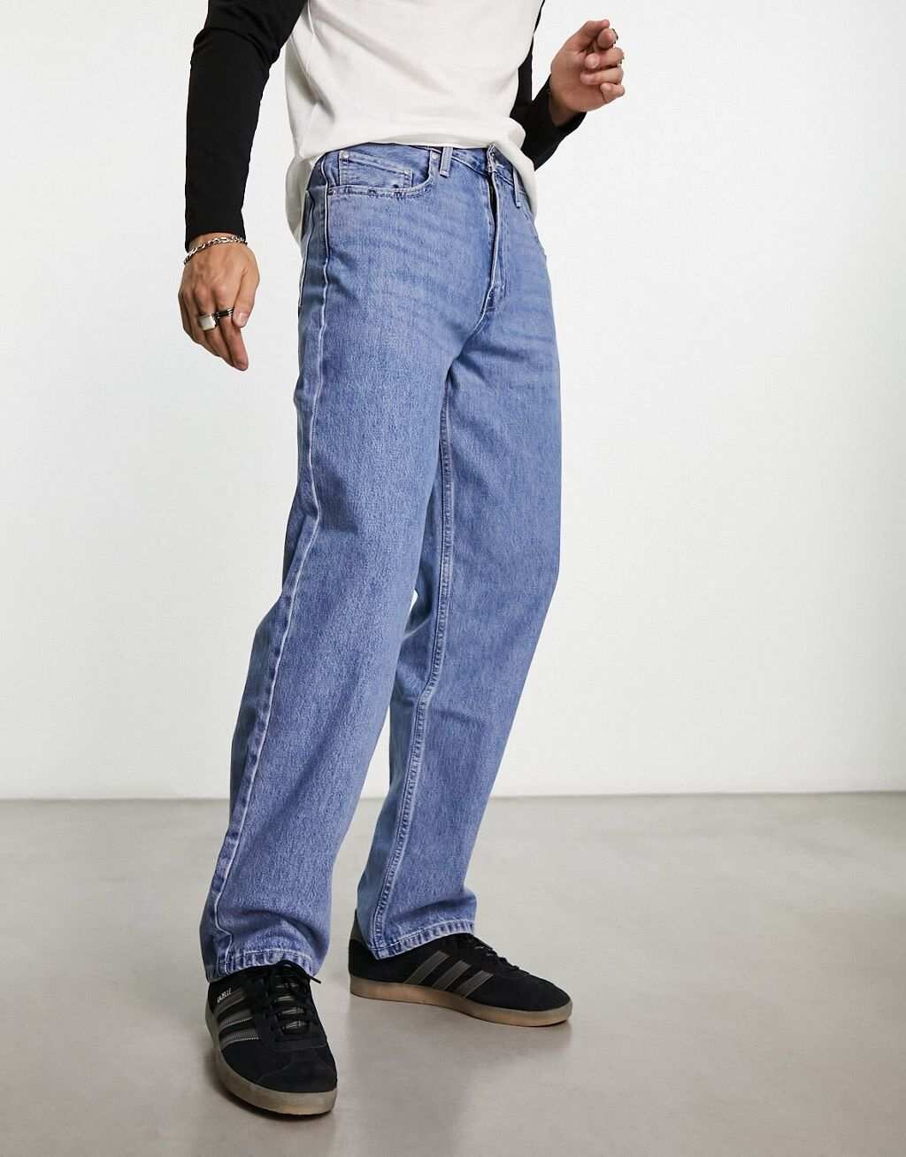 

Голубые джинсы свободного кроя Levi's Silvertab