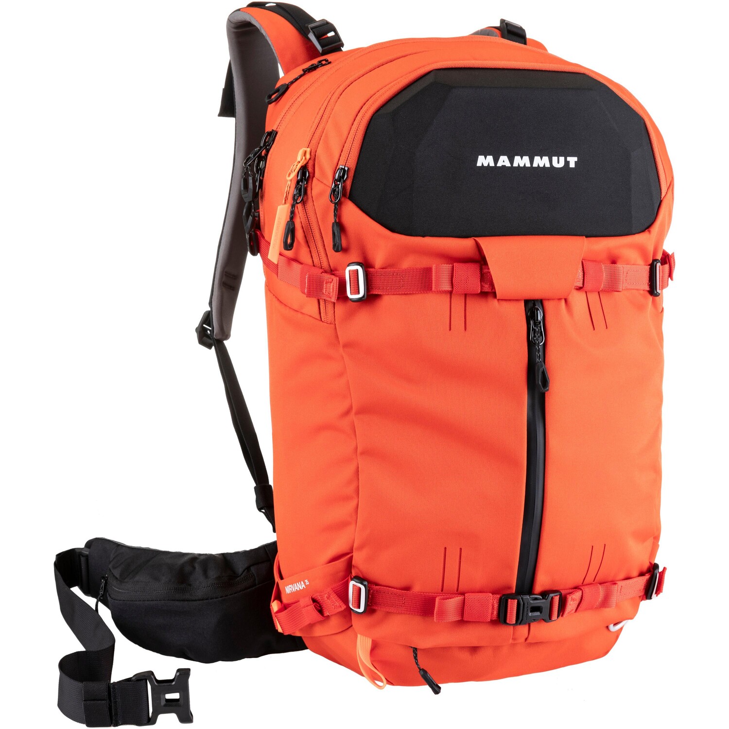 

Рюкзак Mammut Ski Nirvana 35, цвет hot red black