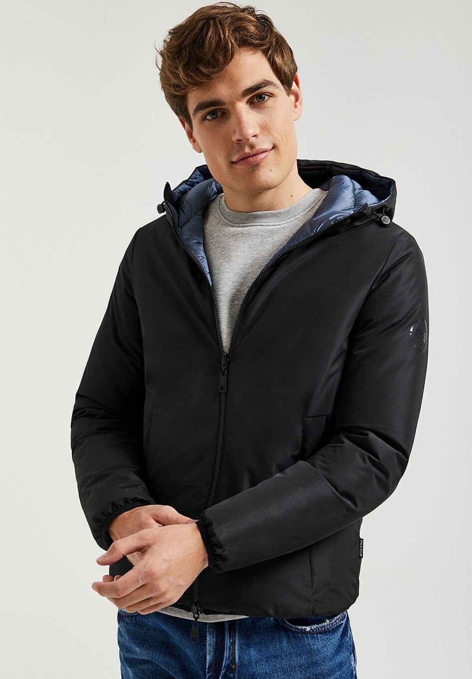 

Зимняя куртка Padded Hooded Reversible Ossie Polo Club, черный