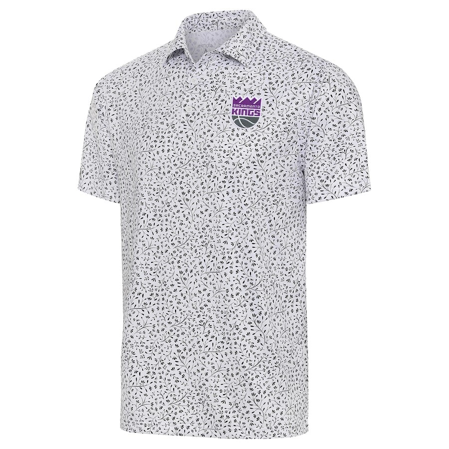 

Поло с коротким рукавом Antigua Sacramento Kings, белый