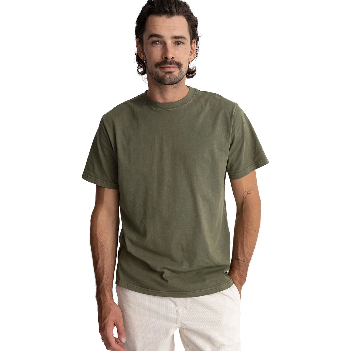 Классическая винтажная футболка Rhythm, зеленый taylor vintage homage unisex tee