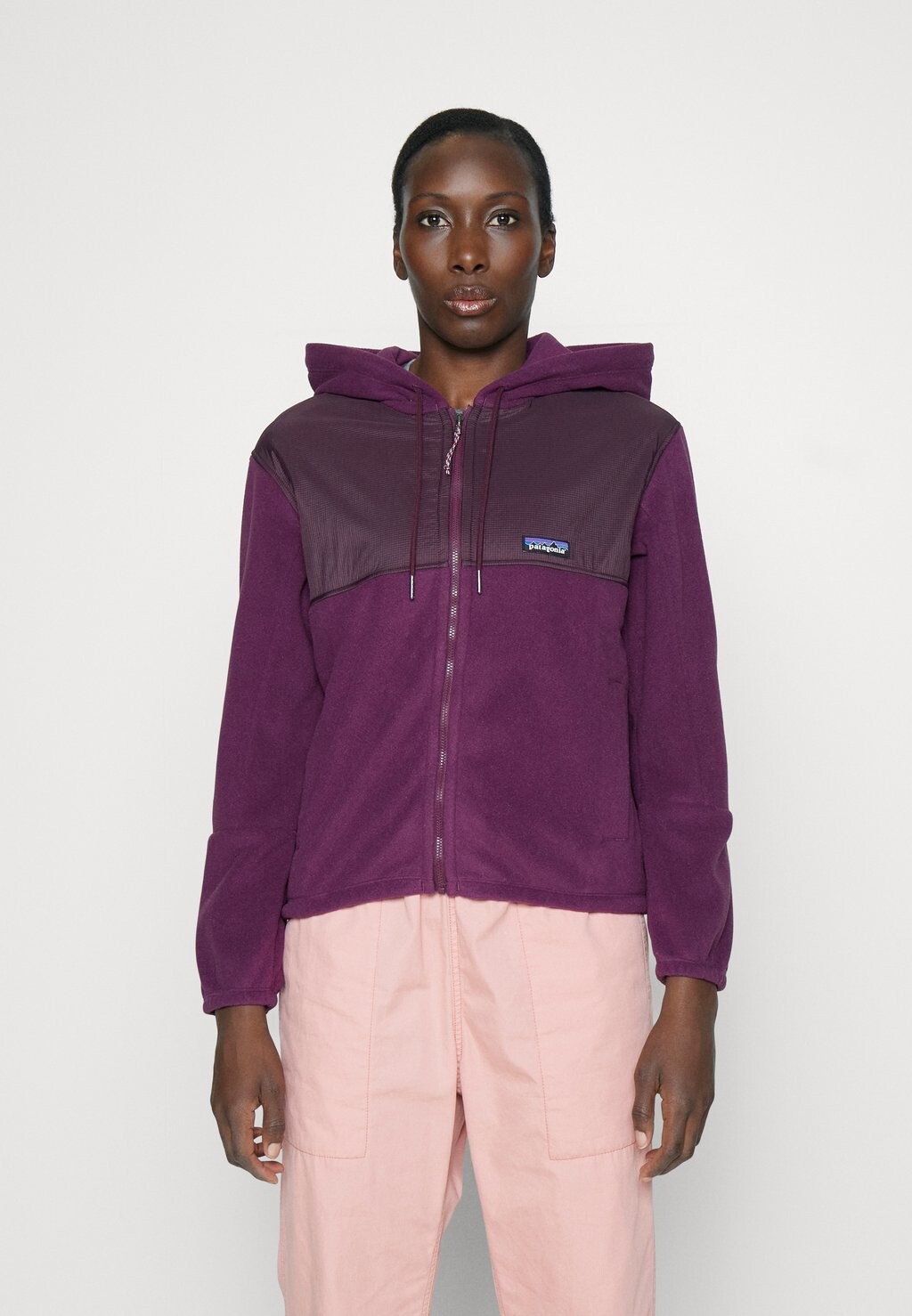 

Флисовая куртка MICRODINI HOODY Patagonia, ночной сливовый