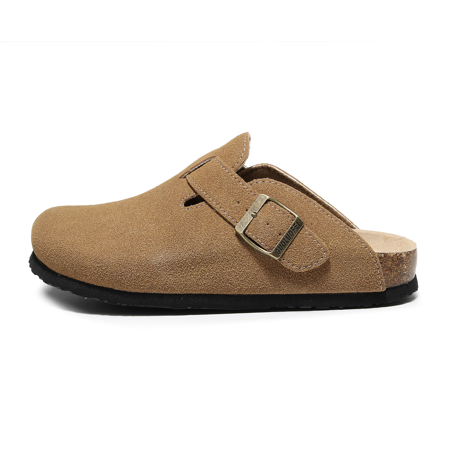 

Сабо с закрытым носком унисекс Golofi, цвет 151 Baotou coffee CQ matte leather