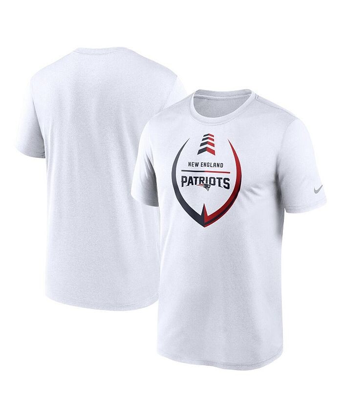 

Мужская белая футболка New England Patriots Icon Legend Performance Nike, белый