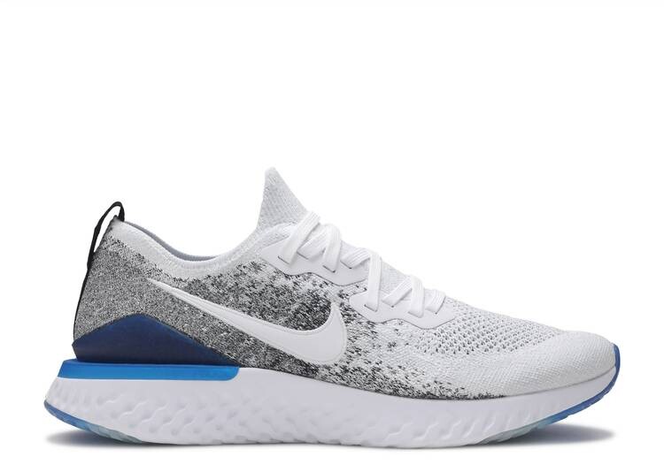 

Кроссовки Nike EPIC REACT FLYKNIT 2 'RACER BLUE', белый, Белый;серый