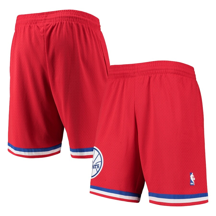 

Шорты Mitchell & Ness Philadelphia 76Ers, красный