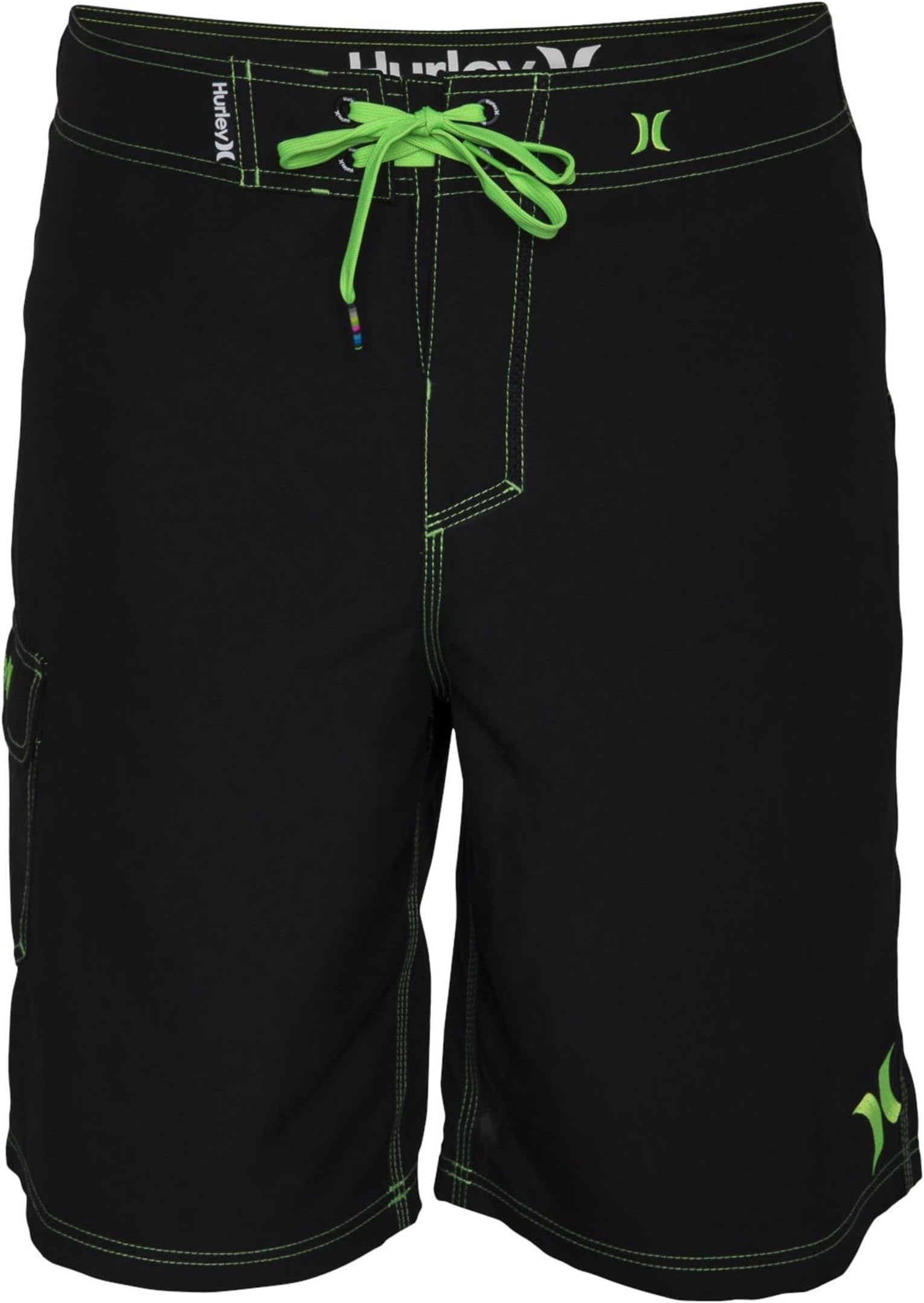 цена One & Only Бордшорты 22 дюйма Hurley, цвет Black/Neon Green