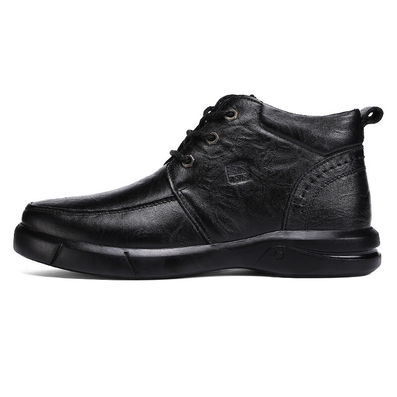 

Туфли мужские Men"s Casual Men Mid-Top Mulinsen, цвет Black Fleece-Lined Style