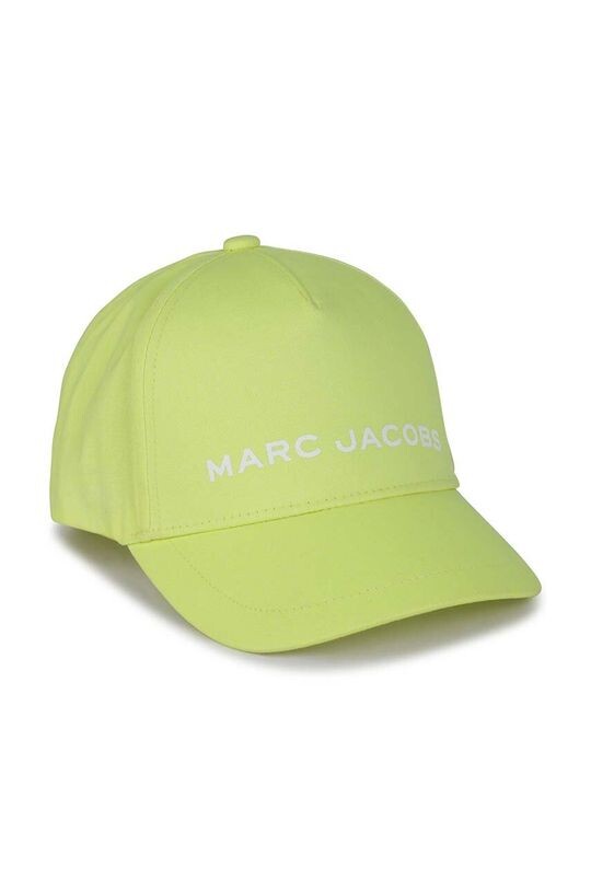 

Детская хлопковая шапка Marc Jacobs, желтый