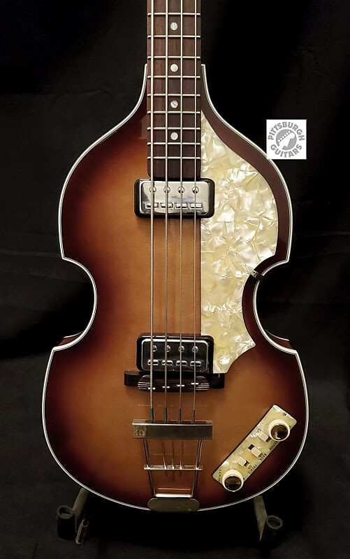 

Басс гитара Hofner 'B-Stock' H500/1-62, "Mersey" Beatle Bass, Made in Germany, Sunburst, with Hard Case and Free Shipping!