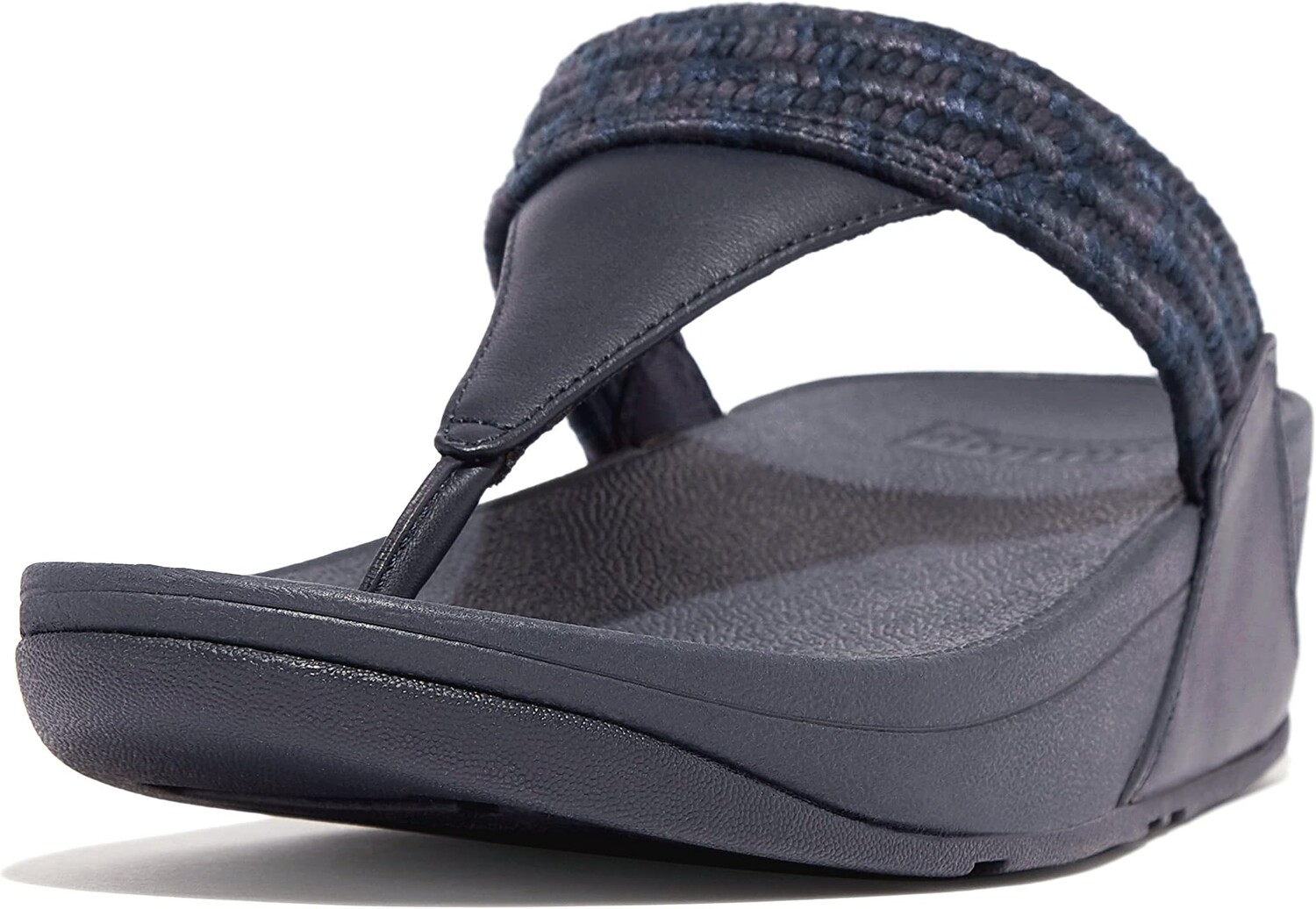 

Шлепанцы Lulu Art-Webbing Toe Post Sandals FitFlop, цвет Midnight Navy Mix