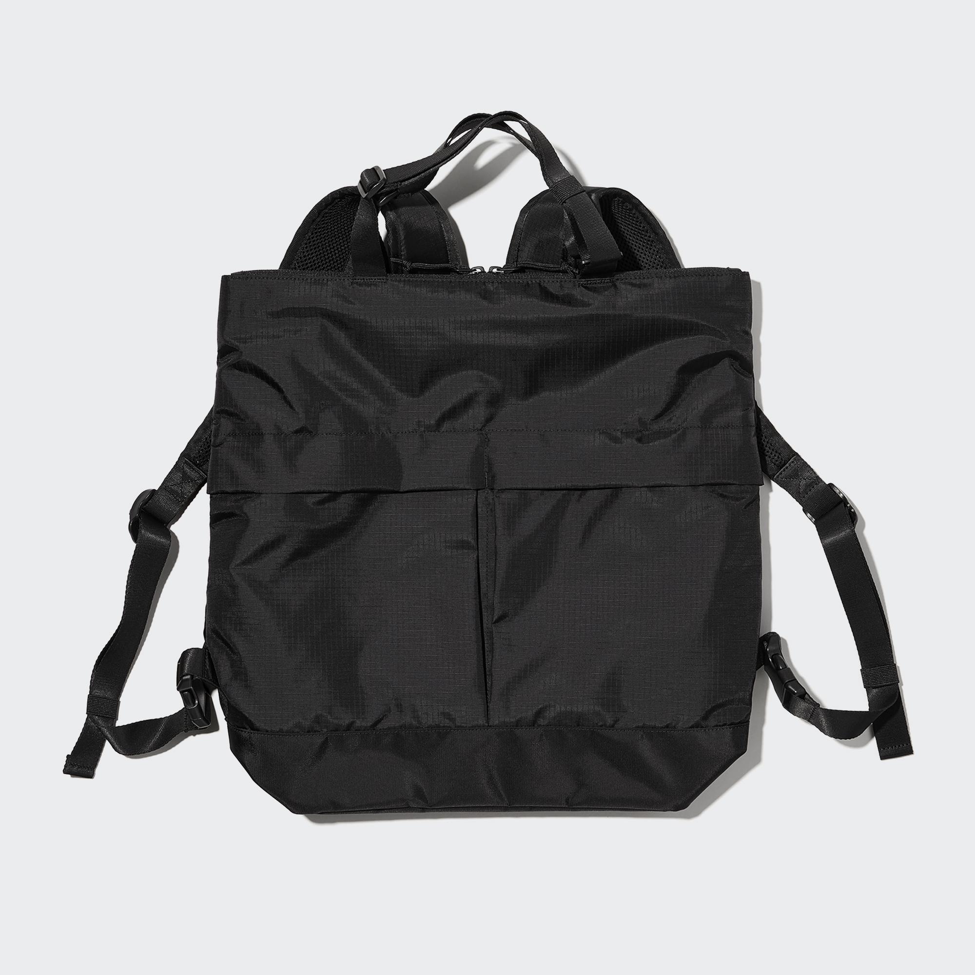 Двусторонняя сумка Uniqlo, черный сумка uniqlo bucket shoulder черный