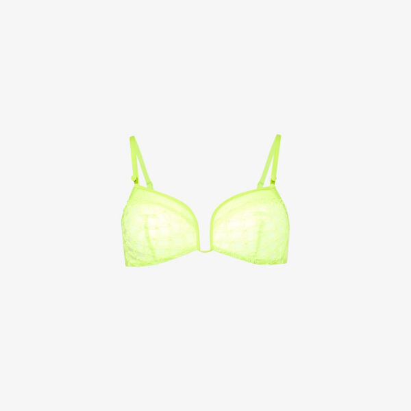 

Кружевной бюстгальтер rose с треугольными чашками Simone Perele, цвет lime