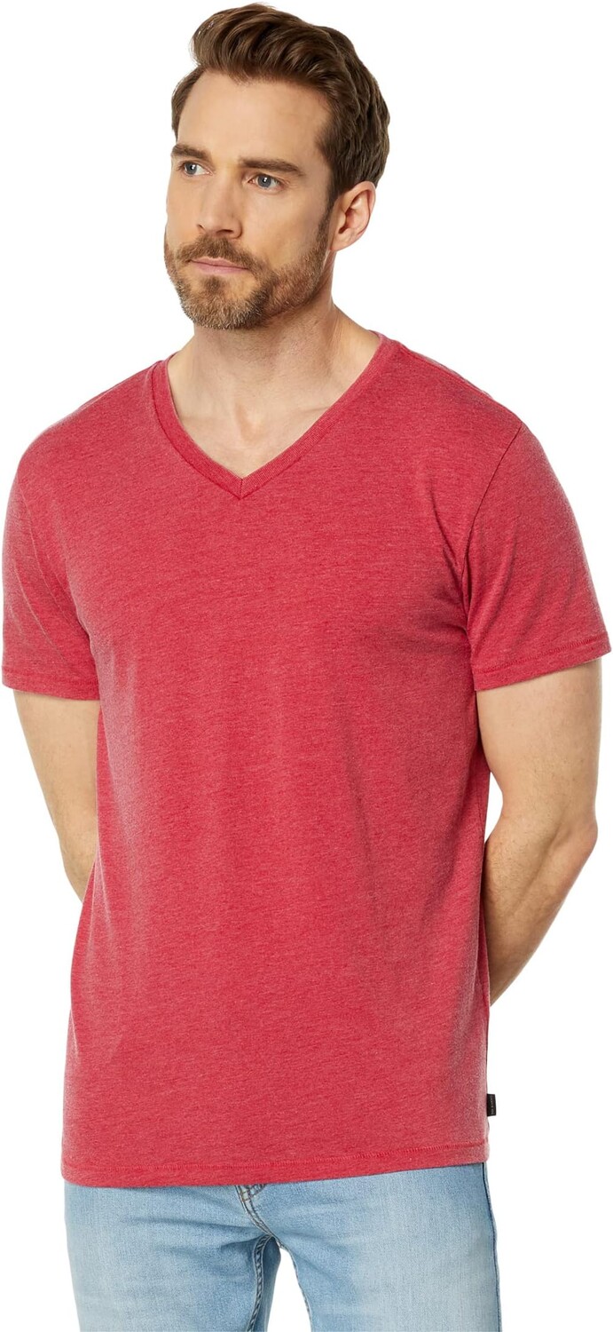 

Футболка Venice Burnout с V-образным вырезом Lucky Brand, цвет Tango Red
