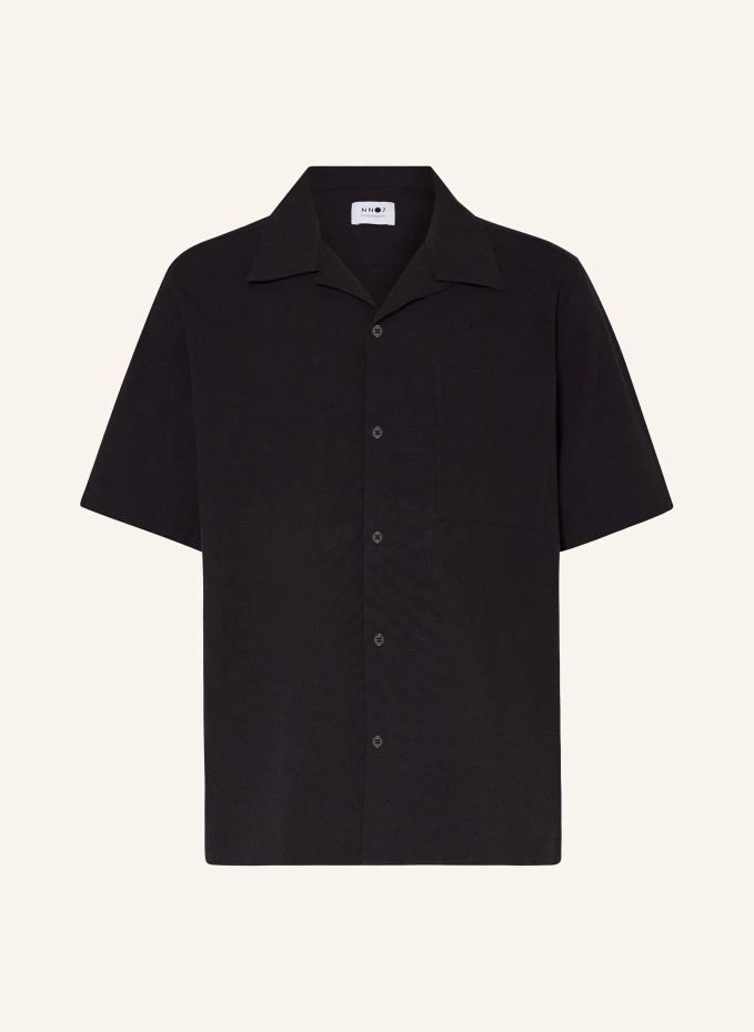 Рубашка с короткими рукавами julio comfort fit Nn.07, черный