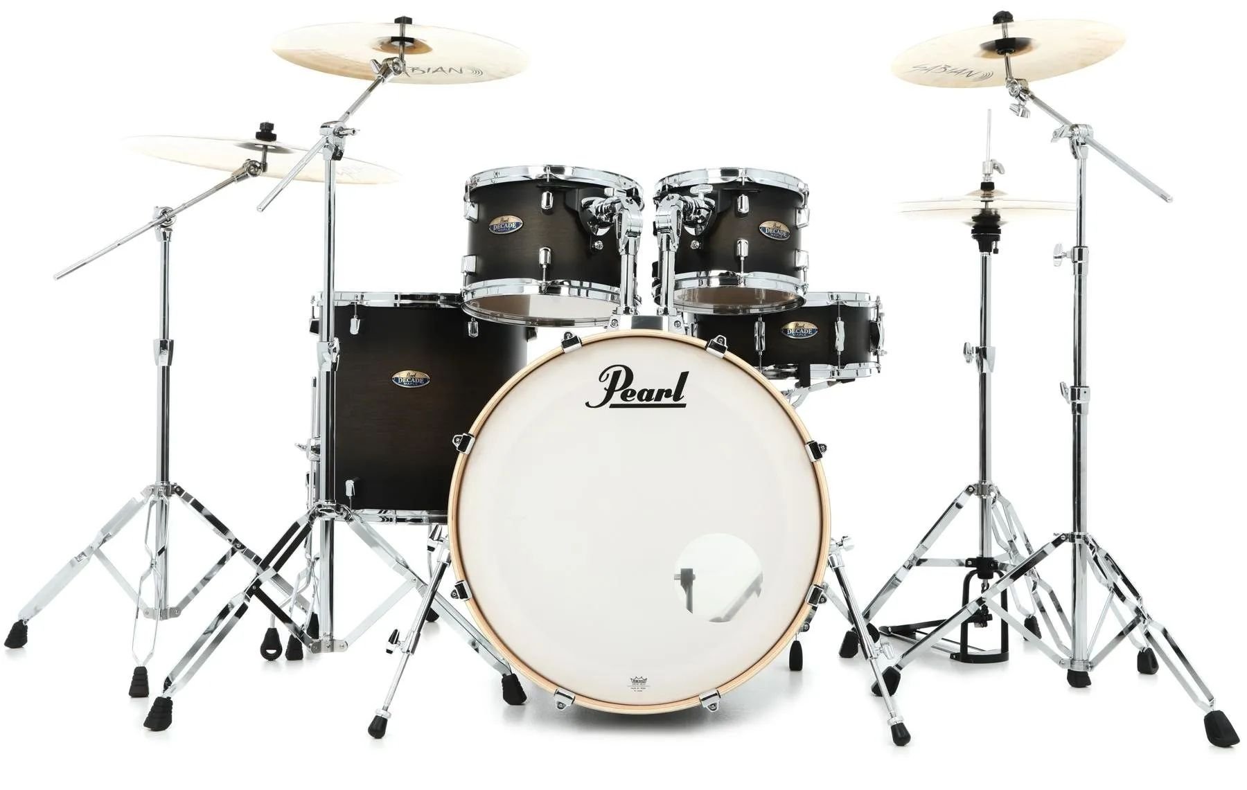 

Набор из пяти предметов Pearl Decade Maple DMP925SP/C с малым барабаном - Satin Black Burst