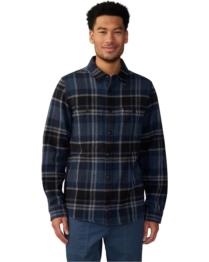 цена Рубашка Mountain Hardwear Plusher Long Sleeve, цвет Hardwear Navy Amsterdam Plaid