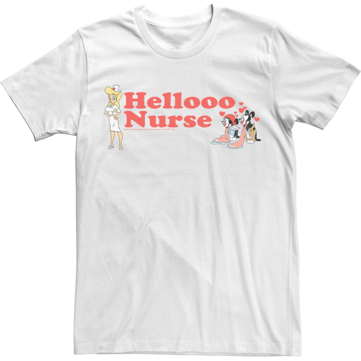 Мужская футболка Animaniacs Group Shot Hellooo Nurse Licensed Character