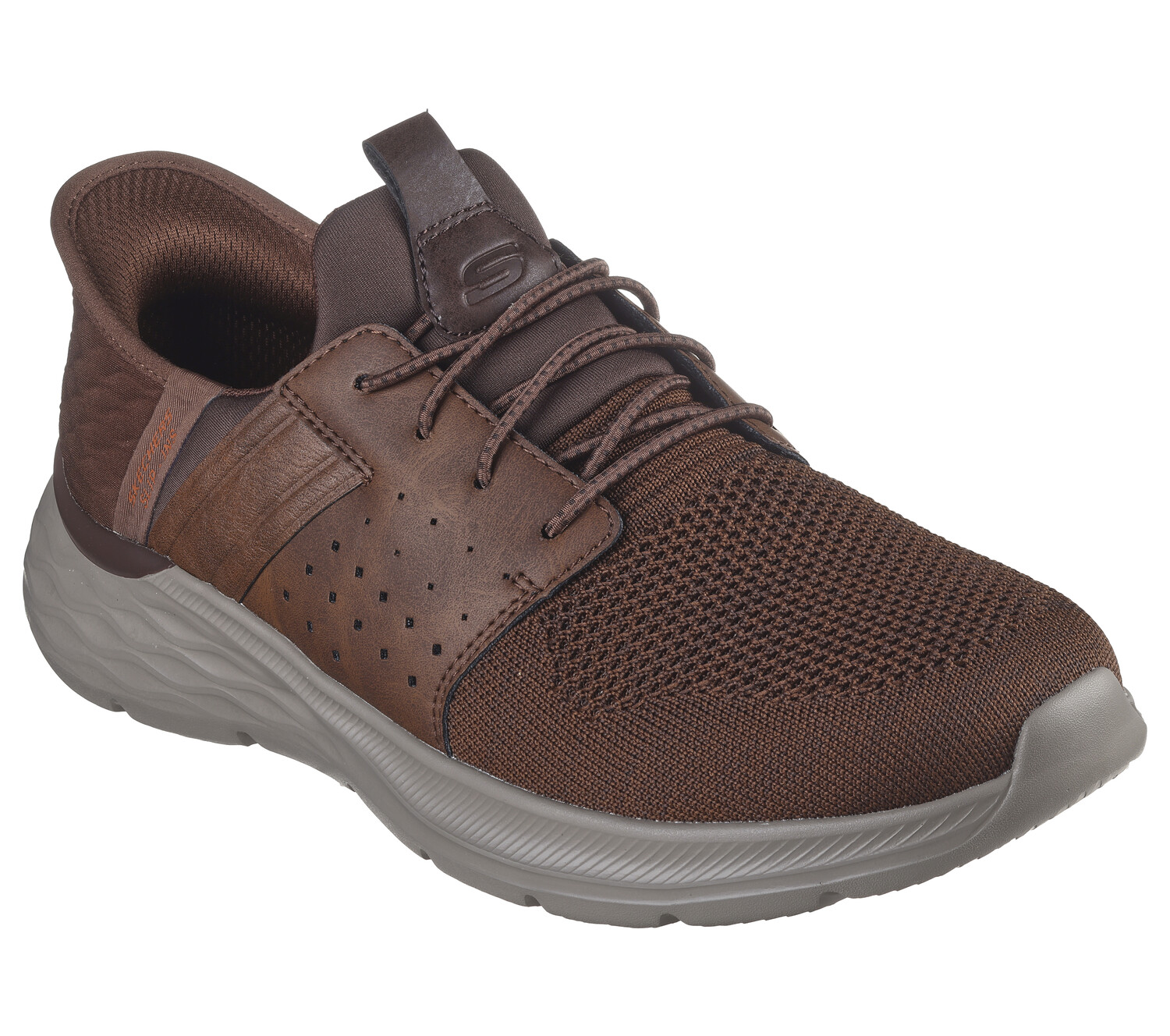 

Низкие кроссовки Skechers Slip On GARNER NEWICK, темно коричневый