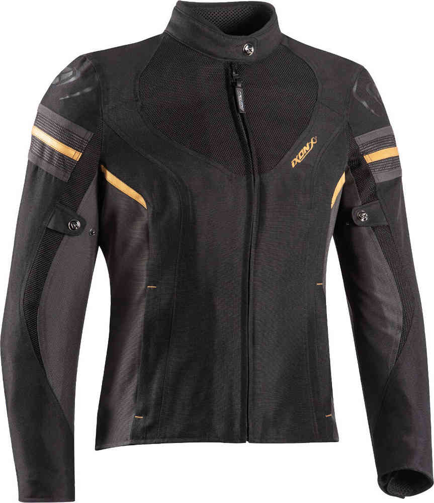 Ilana Evo Женская мотоциклетная текстильная куртка Ixon, черный/антрацит/золото