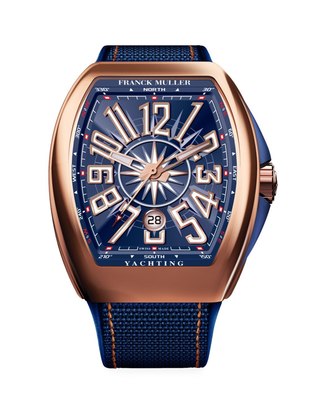 

Часы Vanguard Yachting из розового золота Franck Muller, роза