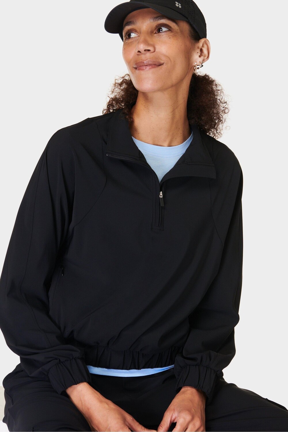 

Толстовка пуловер Explorer Sweaty Betty, черный