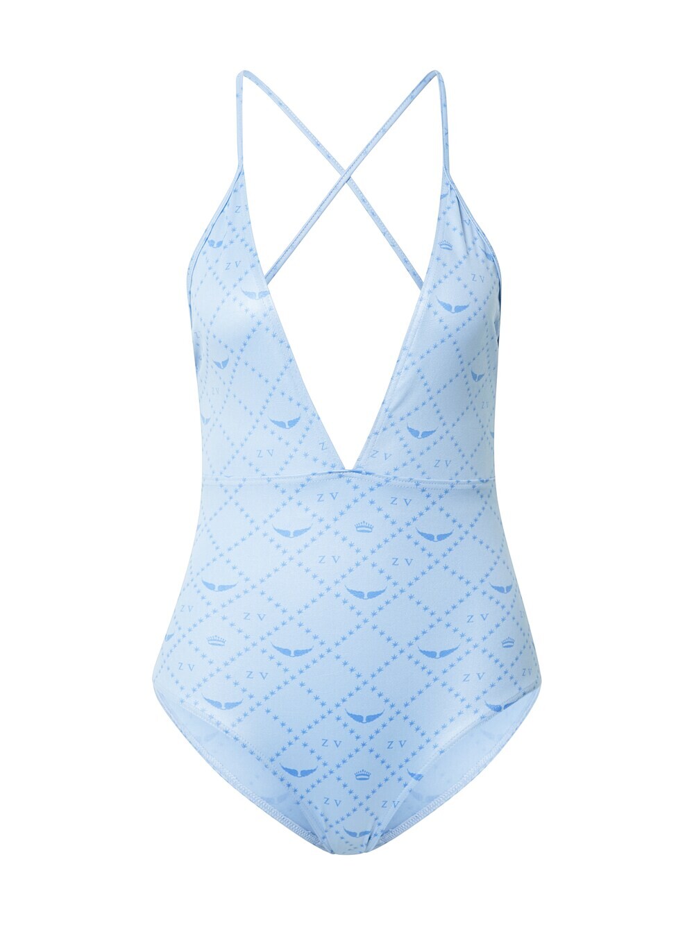 

Треугольный купальник Zadig & Voltaire, лазурный/голубой