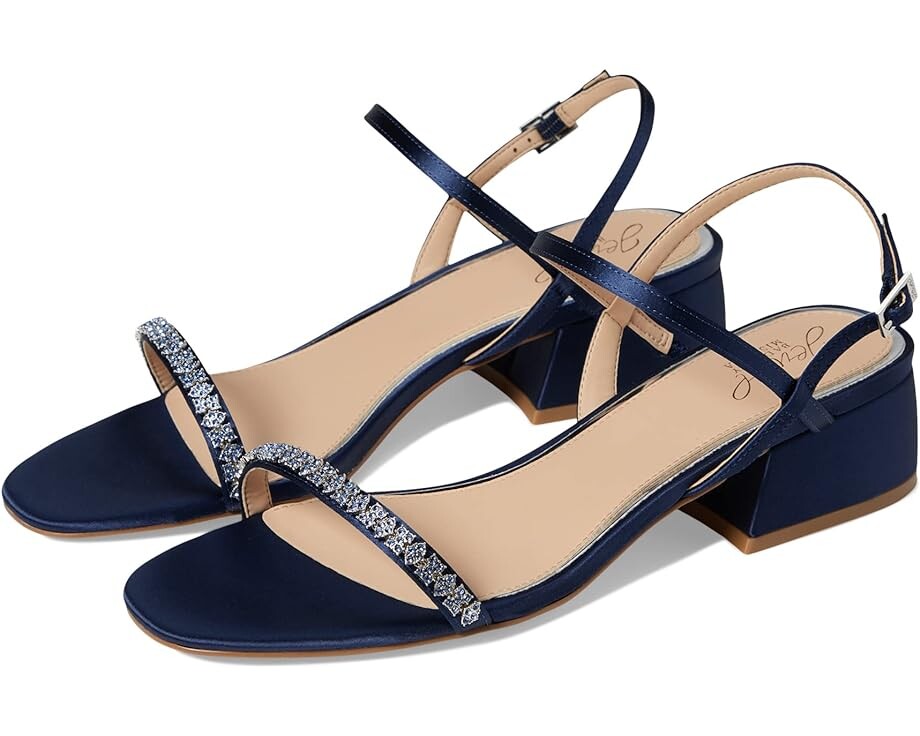 

Туфли Jewel Badgley Mischka Aaliyah, темно-синий