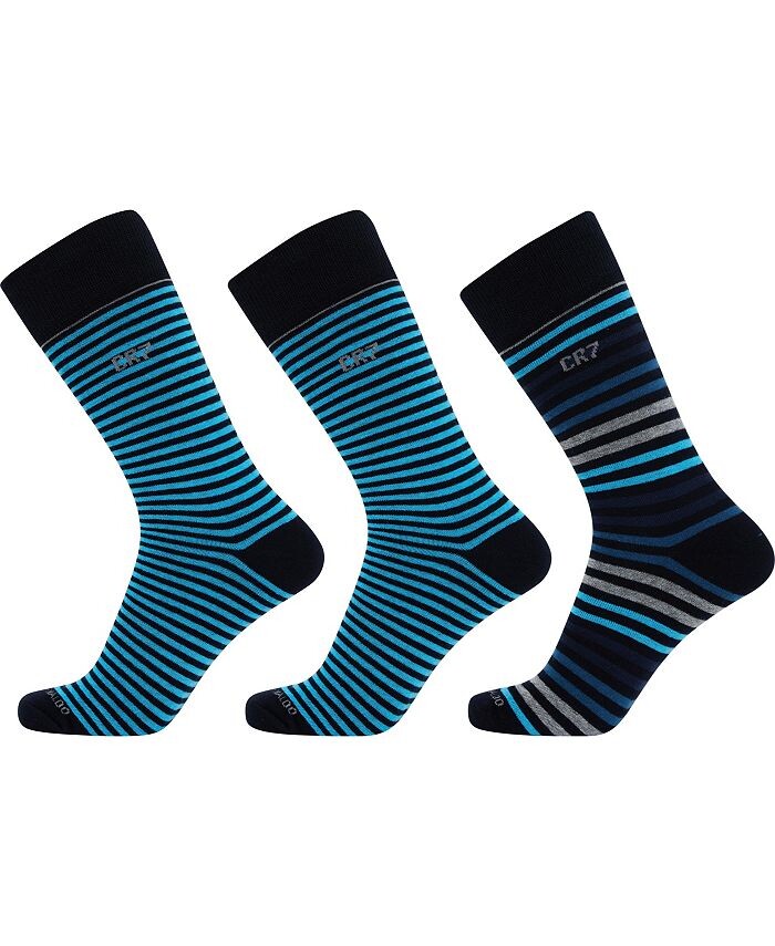 

Модные мужские носки в подарочной упаковке, 3 шт. CR7, цвет Blue, Black, Gray