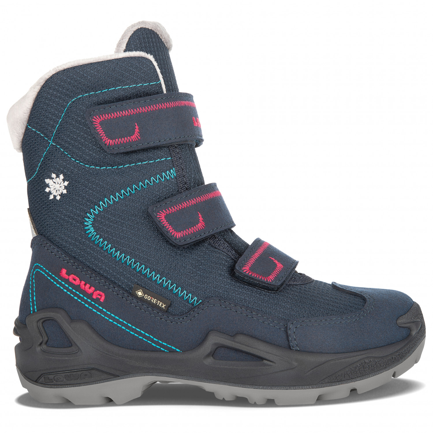 

Зимние ботинки Lowa Kid's Milo GTX Hi, цвет Navy/Berry