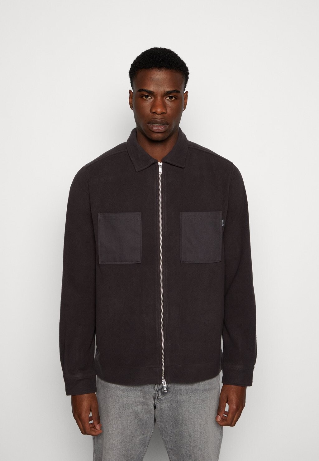

Флисовая куртка ONSTIM FULL ZIP Only & Sons, обсидиан
