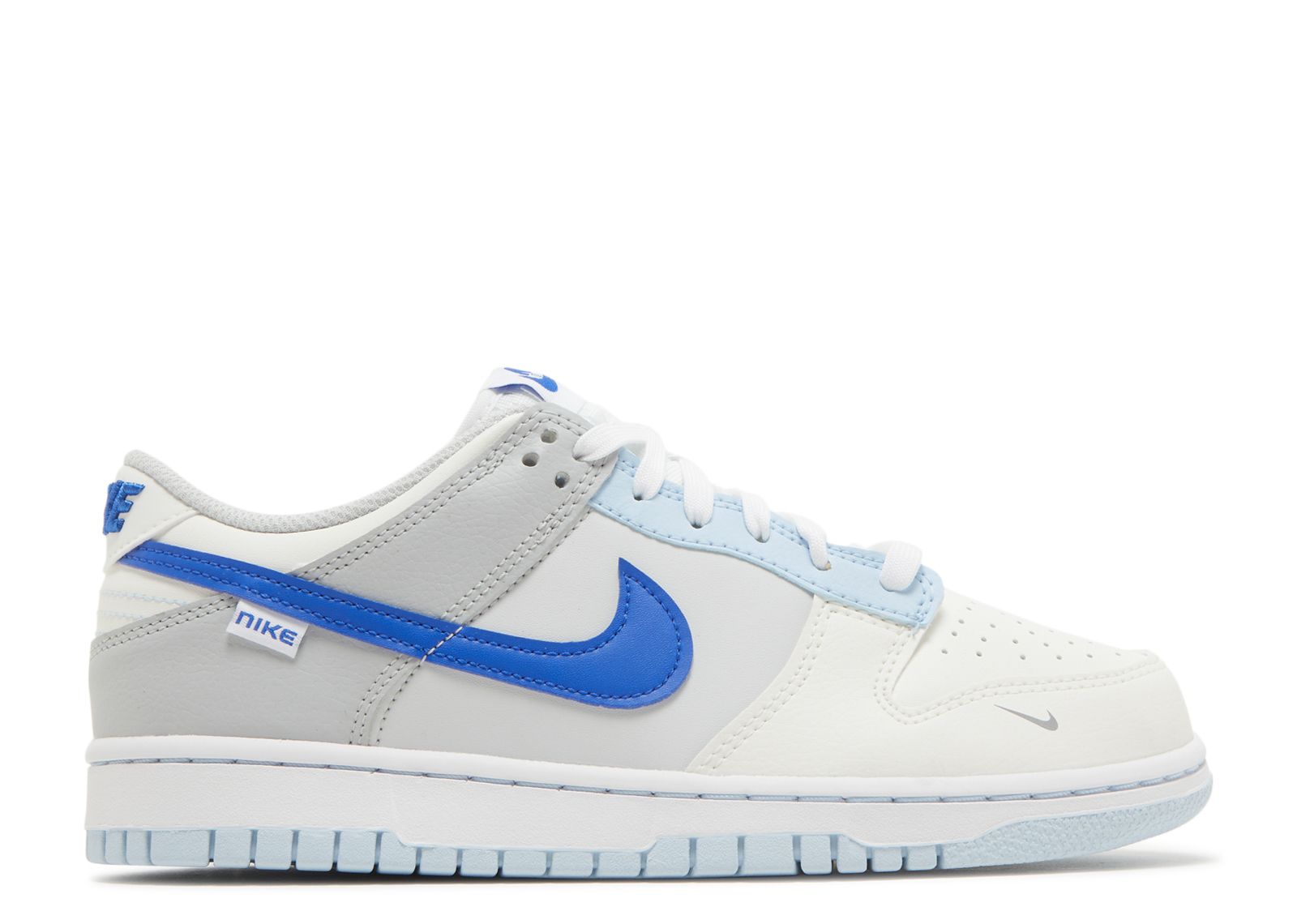 цена Кроссовки Nike Dunk Low Gs 'Just Stitch It - Hyper Royal', кремовый