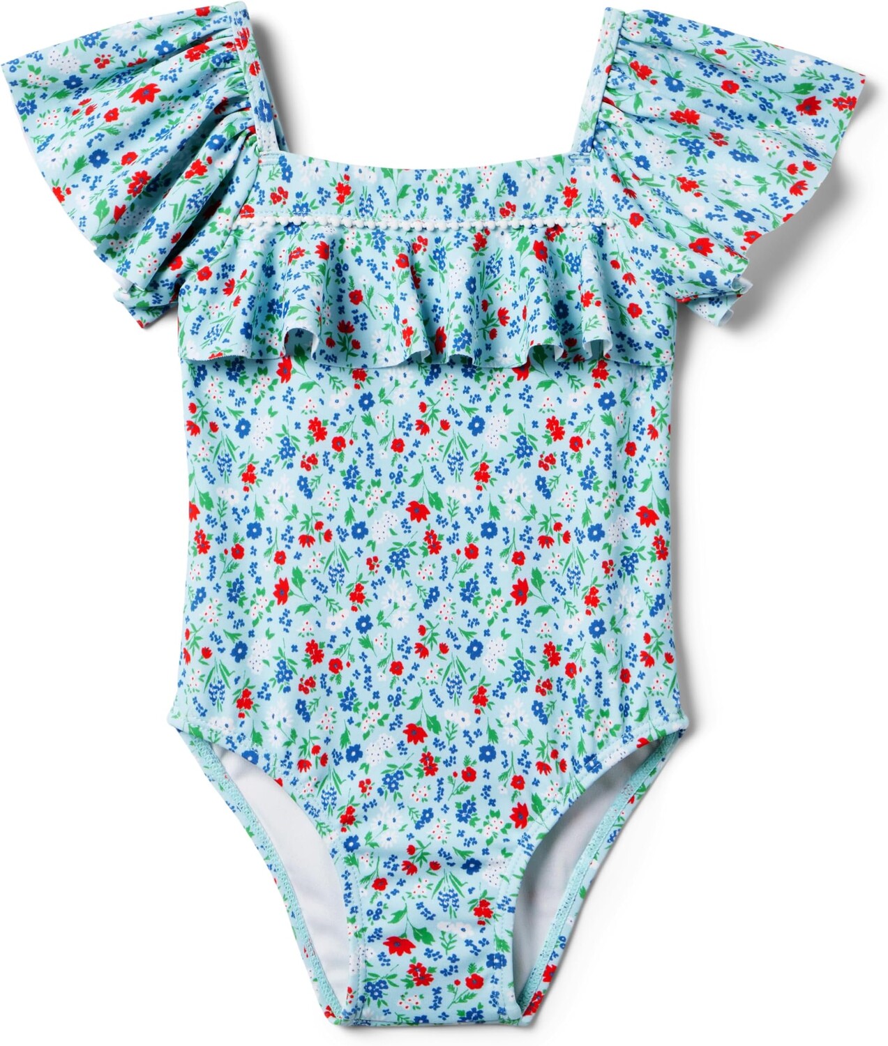 

Купальник Janie and Jack Floral Onepiece Swim, цвет Multicolor