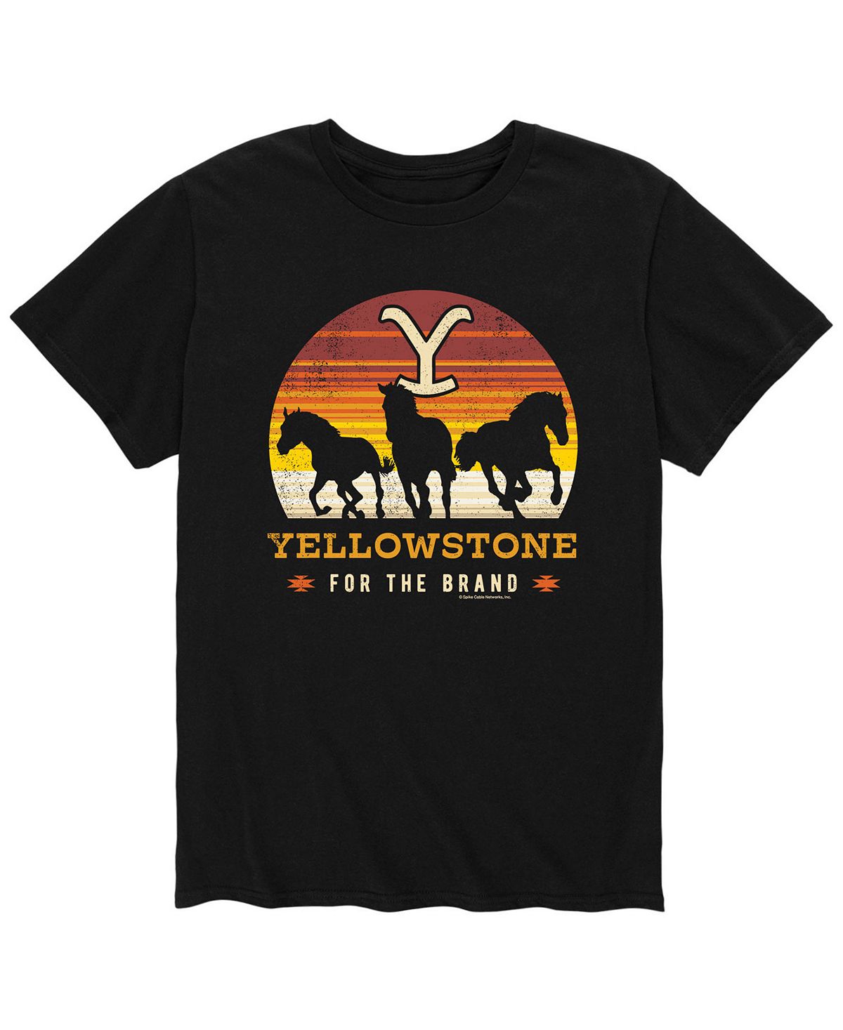 цена Мужская футболка Yellowstone Horses AIRWAVES