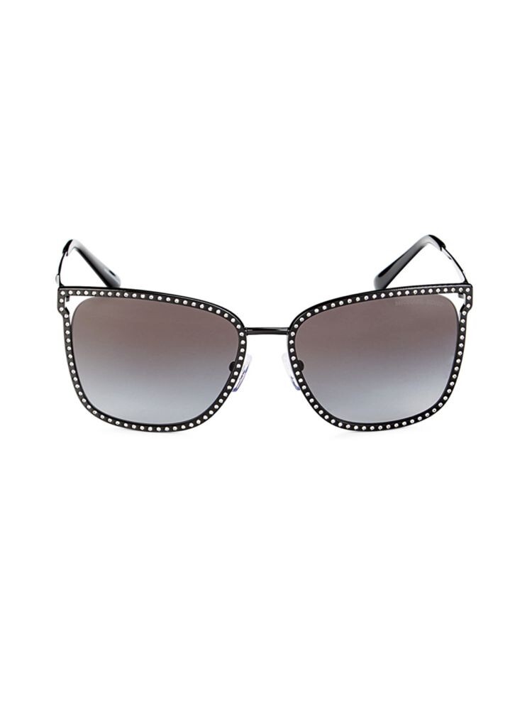 

Квадратные солнцезащитные очки 57MM Michael Kors, черный