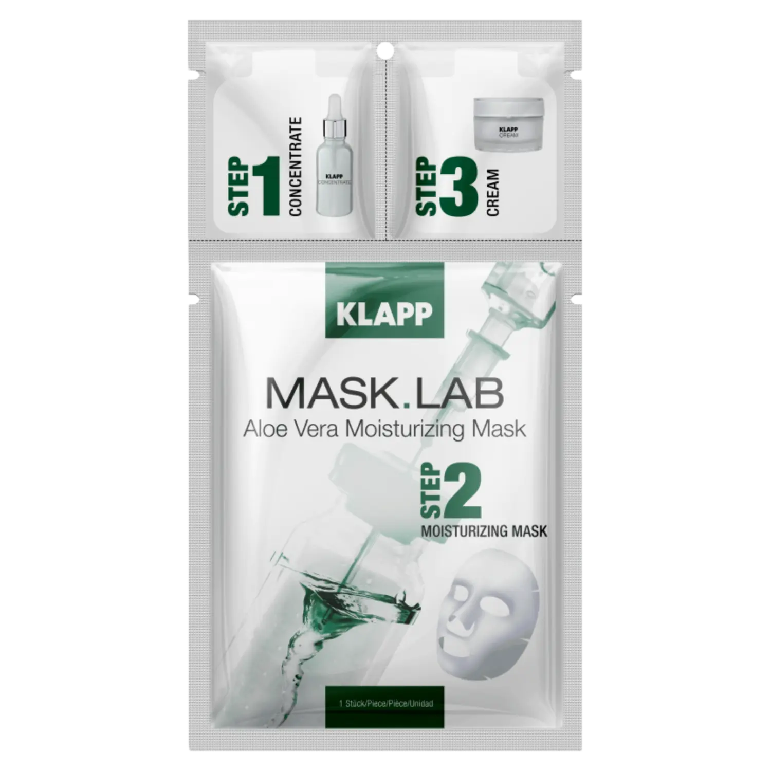 

Увлажняющий уход за лицом Klapp Mask.Lab, 1 шт.